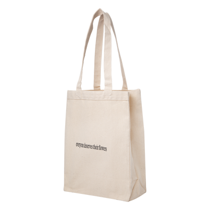 FLOWERS TOTE | NATURAL