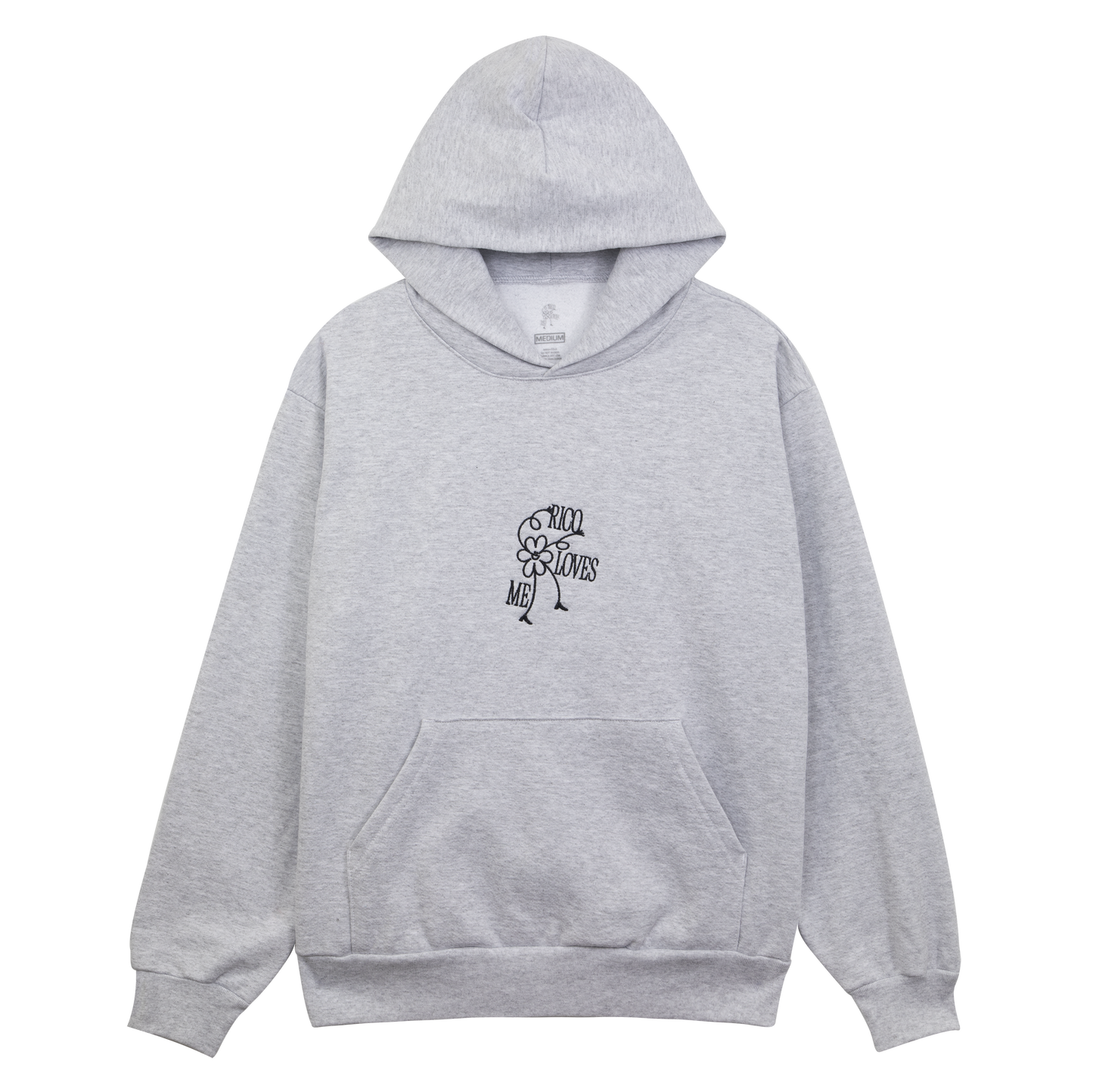 RICO LOVES YOU PULLOVER | HEATHER GREY